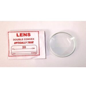 50mm Premium Glass Convex Mirror for DIY Experiments – Pack of 2